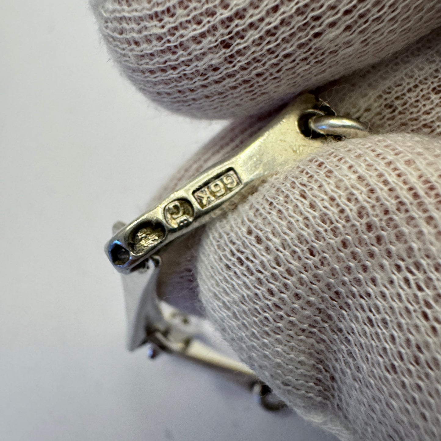 Göran Kuhlin, Sweden 1971. Vintage Sterling Silver Bracelet. Signed.