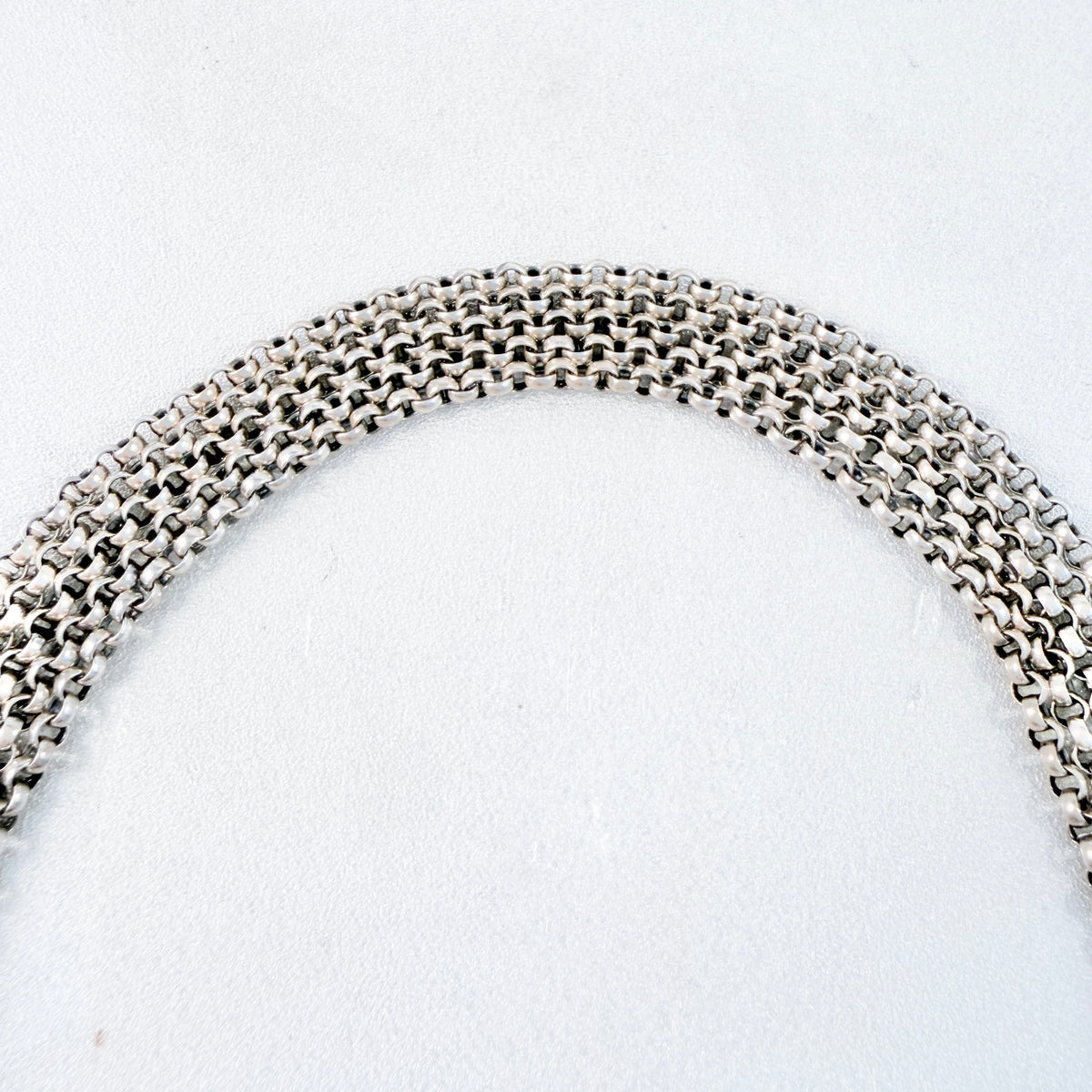 Tage Svensson, Sweden 1955. Vintage Mid-century Solid Silver Choker Necklace.