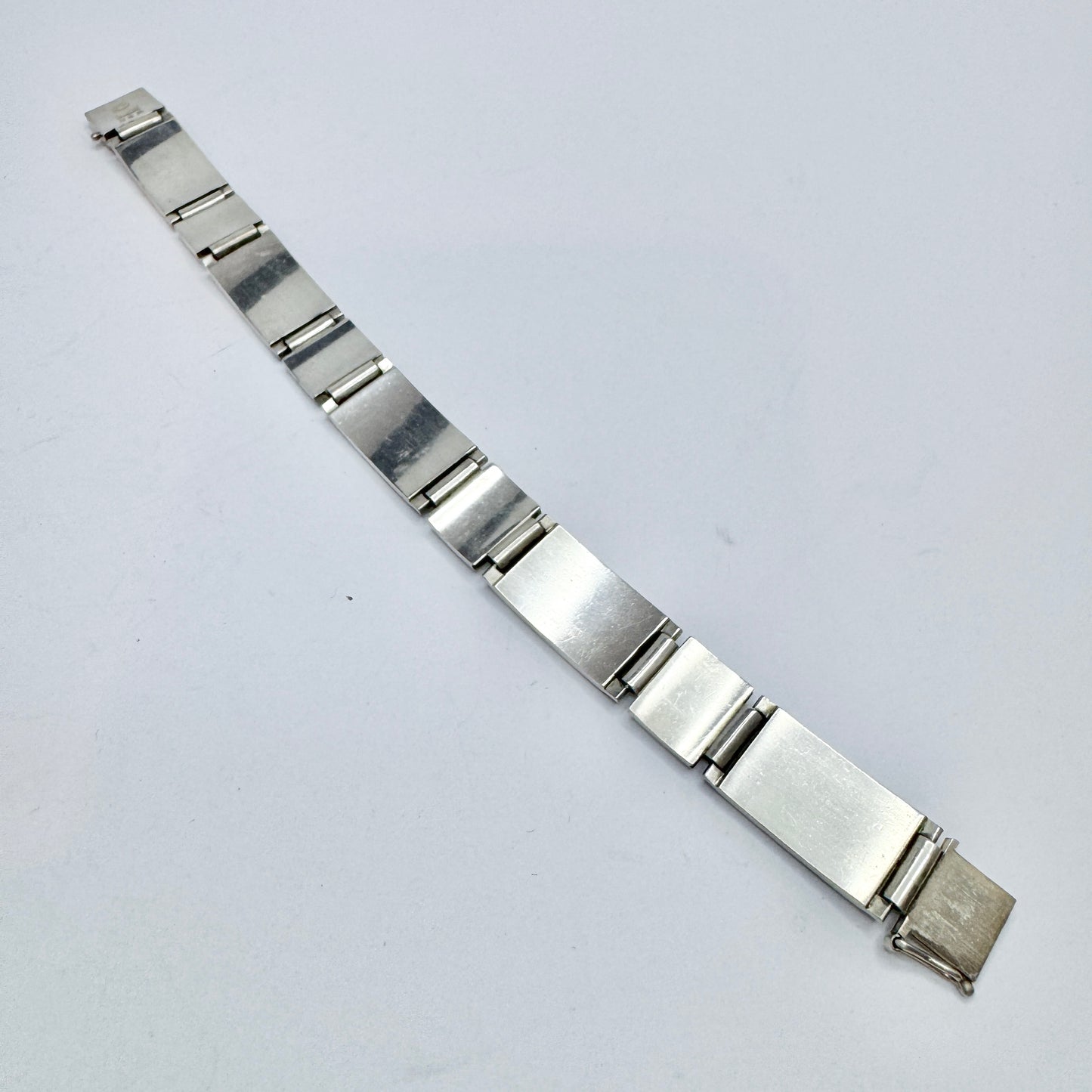 Georg Jensen, Denmark ca 1950s. Vintage Silver Chrysoprase Bracelet. 56A by Henry Pilstrup