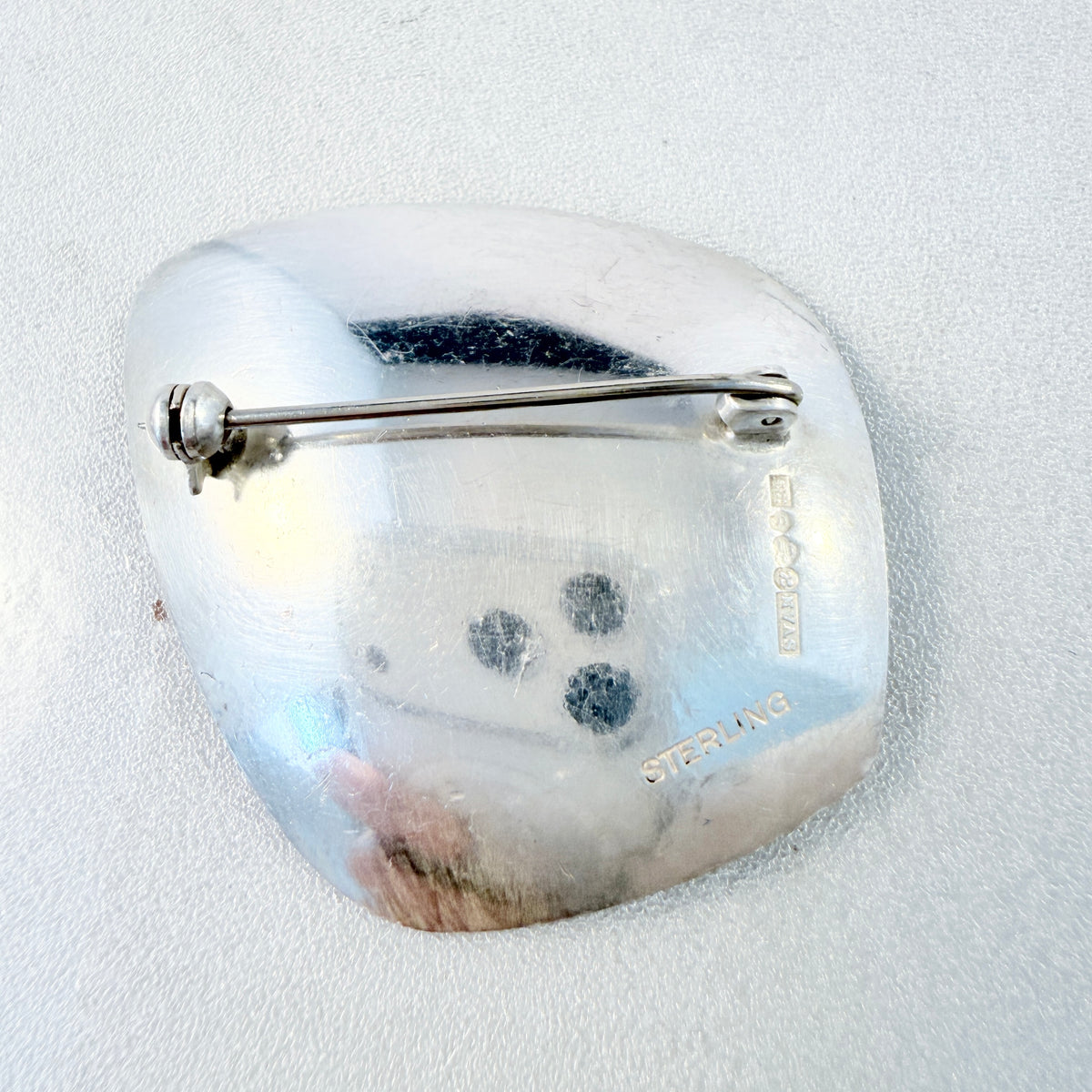Erik Svane, Sweden 1958. VIntage Sterling Silver Brooch.