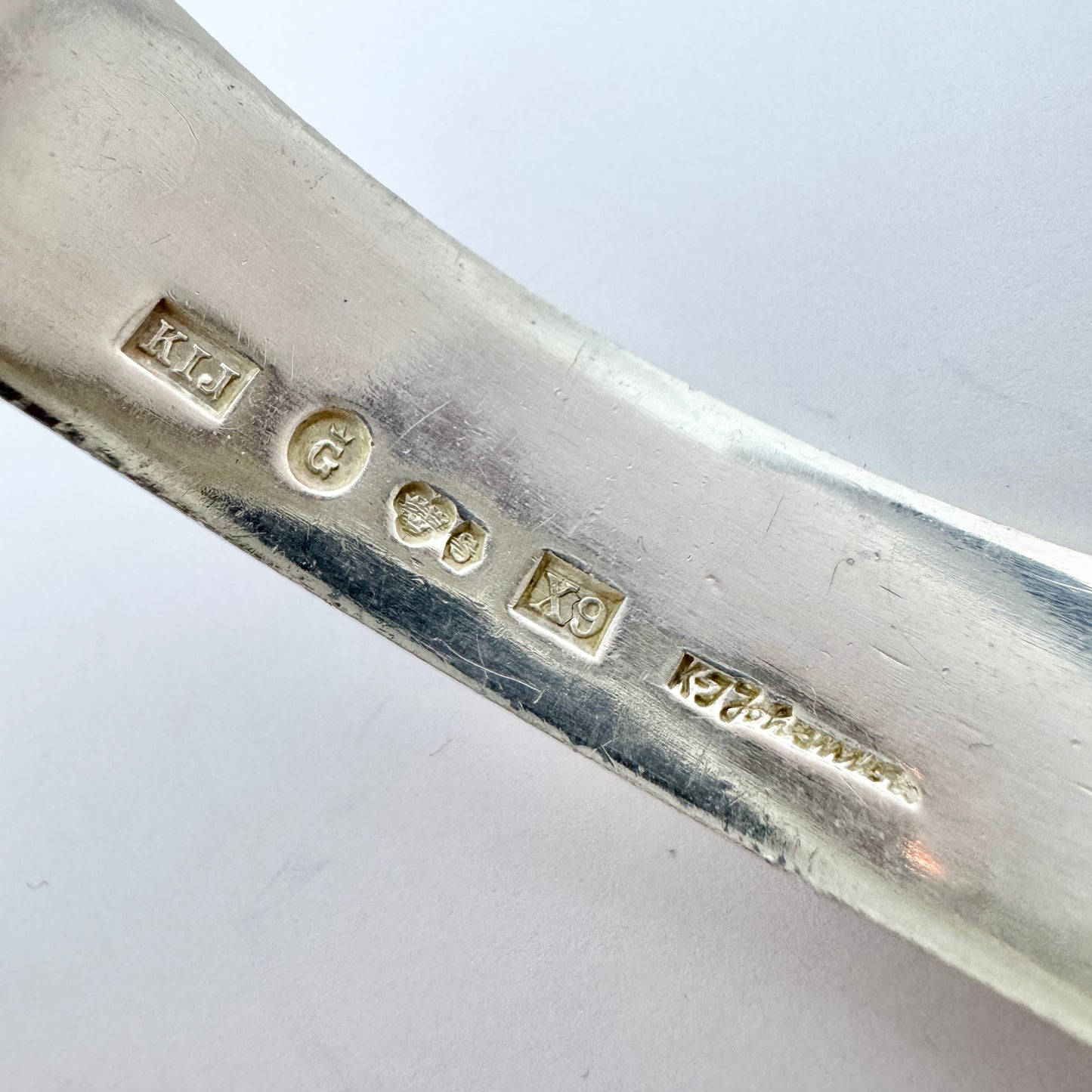 Cecilia and KI Johansson, Sweden 1972. Chunky Vintage Sterling Silver Bangle Bracelet.