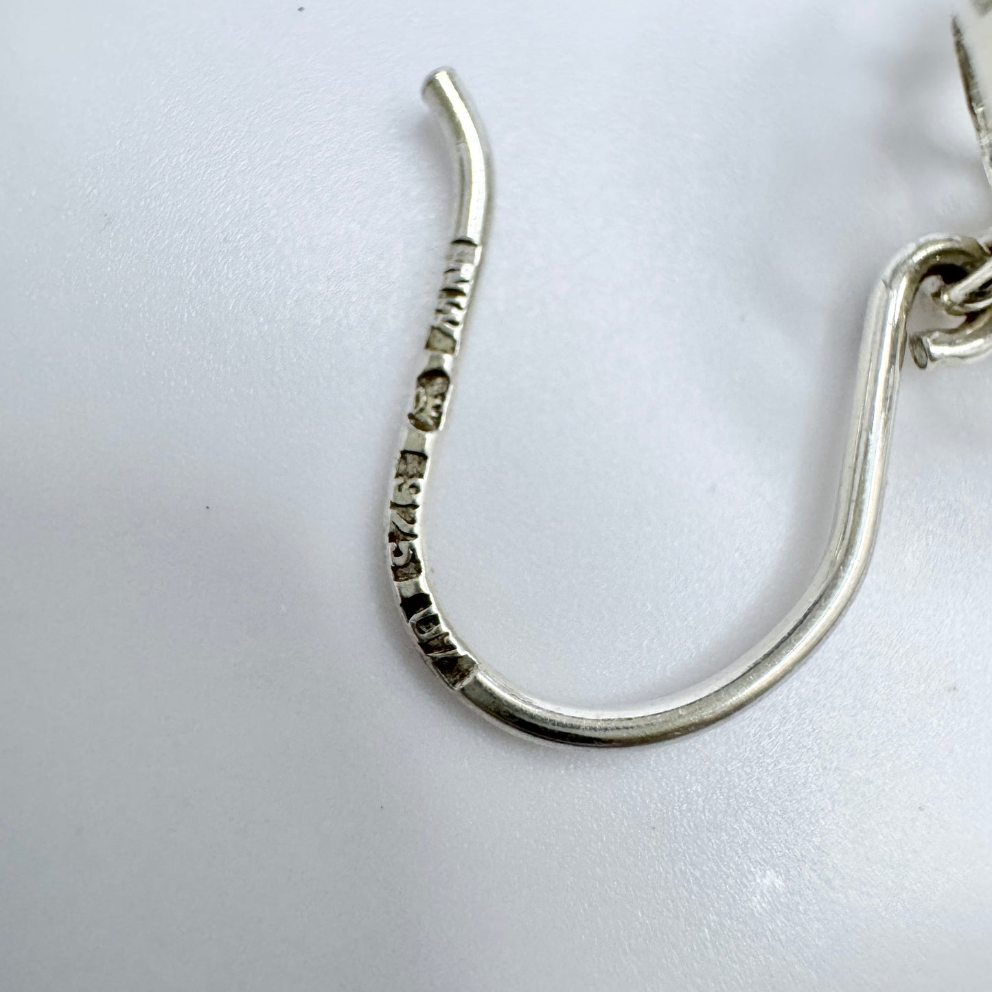 Liisa Vitali for N Westerback, Finland 1973. Vintage Sterling Silver Earrings.