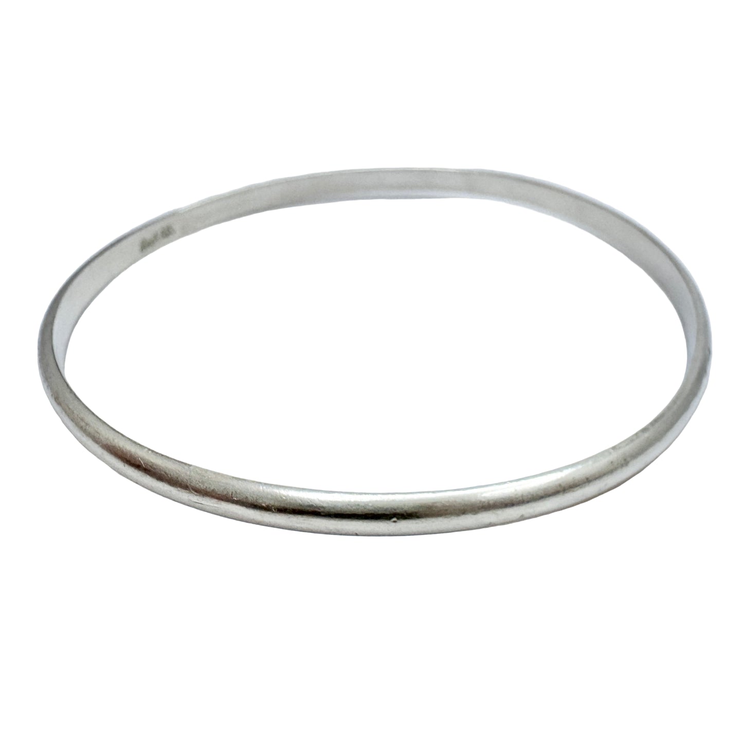 Rusch, Germany ca 1960s. Vintage Solid Silver Bangle Bracelet.