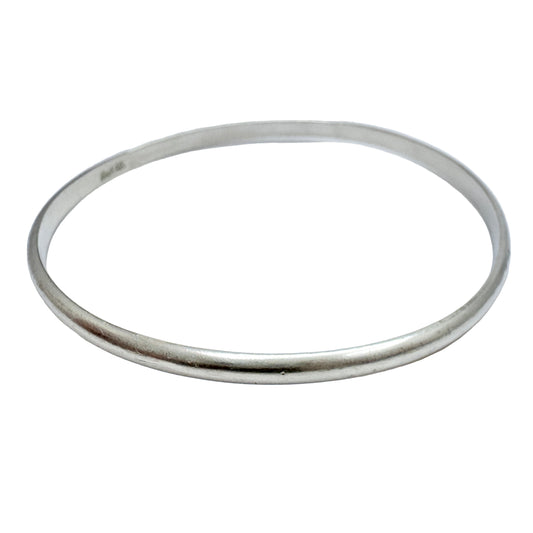 Rusch, Germany ca 1960s. Vintage Solid Silver Bangle Bracelet.