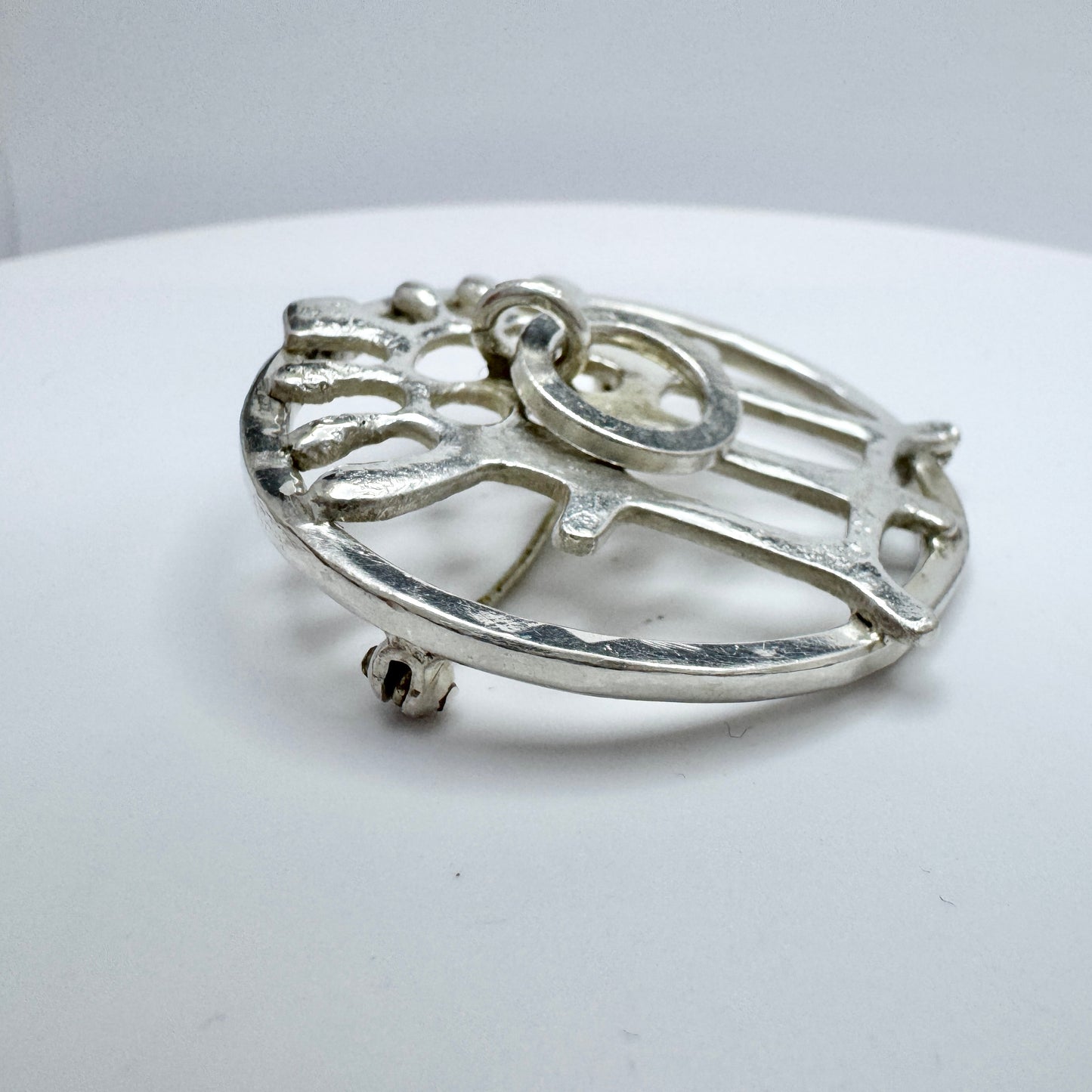 Juhls, Kautokeino, Norway. Vintage Sterling Silver Brooch.