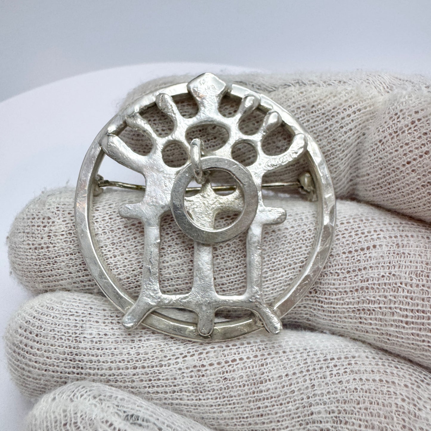 Juhls, Kautokeino, Norway. Vintage Sterling Silver Brooch.