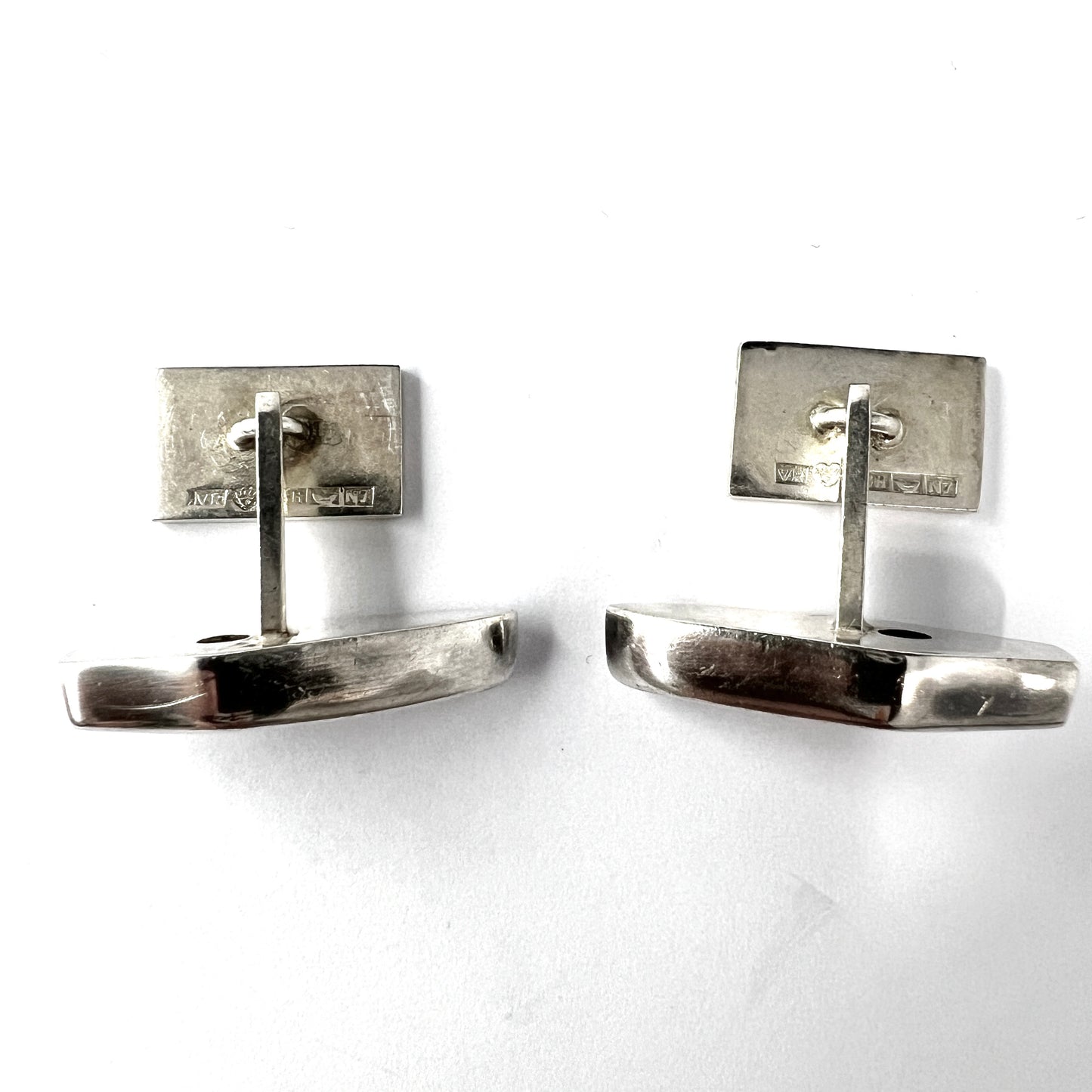 Reinikka & Laine, Finland 1966. Vintage Solid Silver Cufflinks.