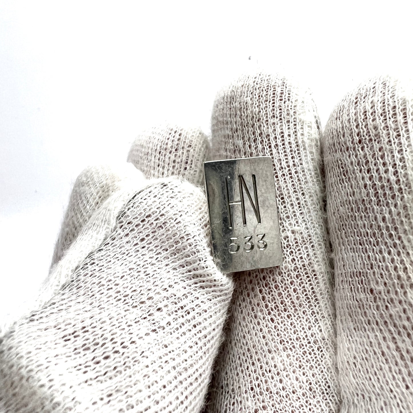 Reinikka & Laine, Finland 1966. Vintage Solid Silver Cufflinks.