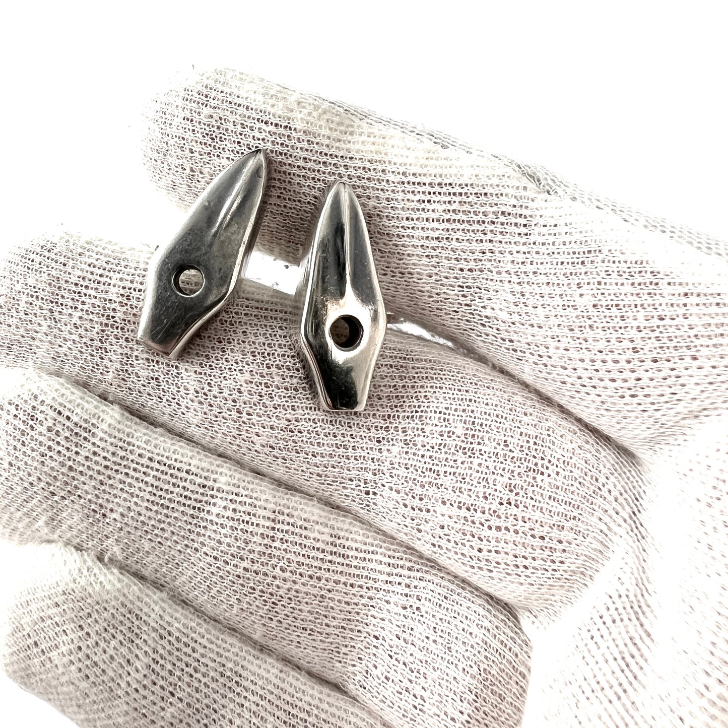 Reinikka & Laine, Finland 1966. Vintage Solid Silver Cufflinks.