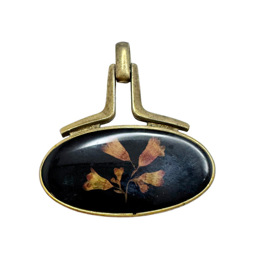 France ca 1950s. Vintage Costume Jewlery Pendant.