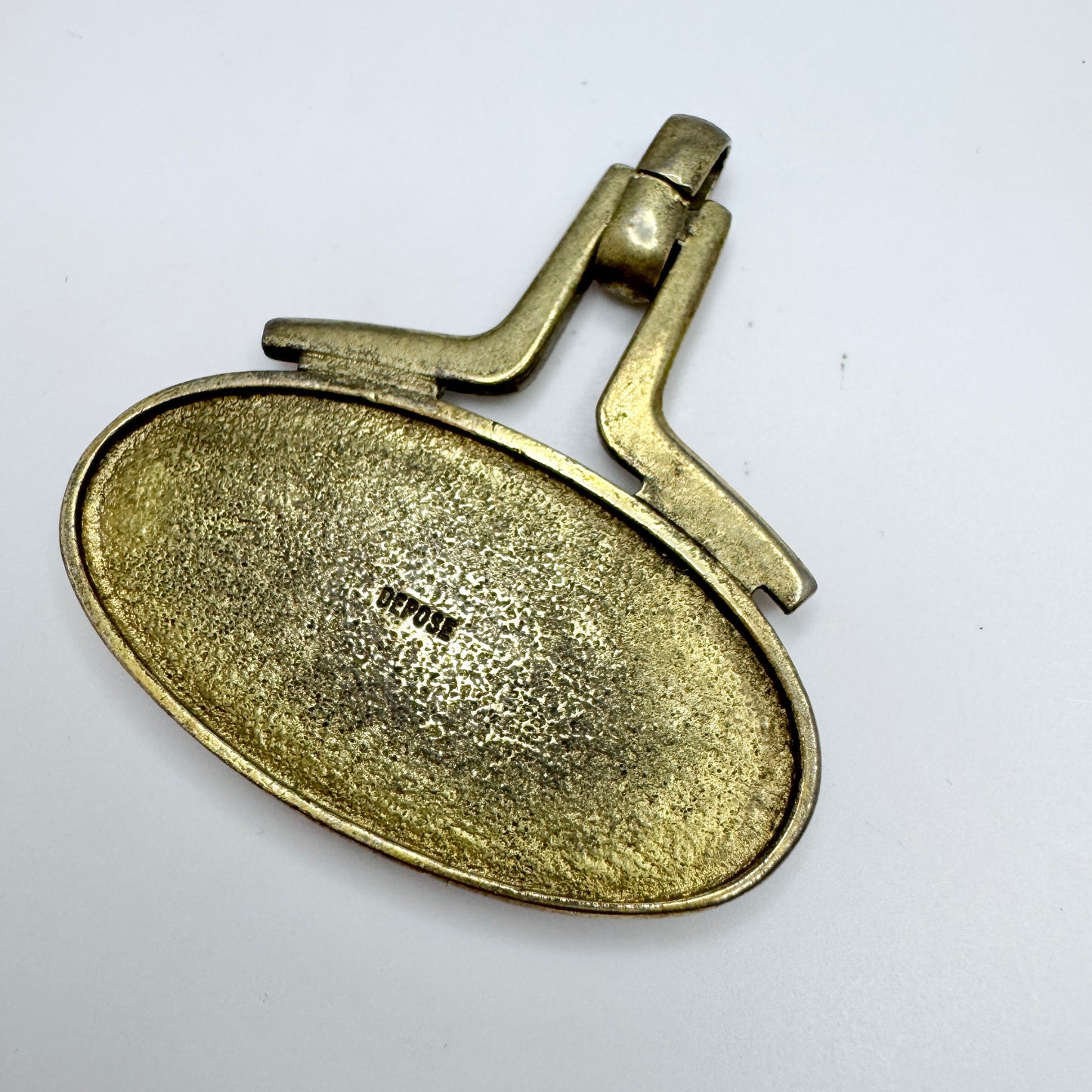 France ca 1950s. Vintage Costume Jewlery Pendant.