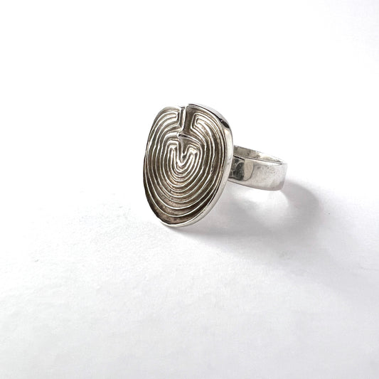 IBE Dahlquist, Sweden Vintage Sterling Silver Ring.