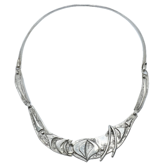 Sweden 1996. Vintage  Sterling Silver Necklace. Signed.