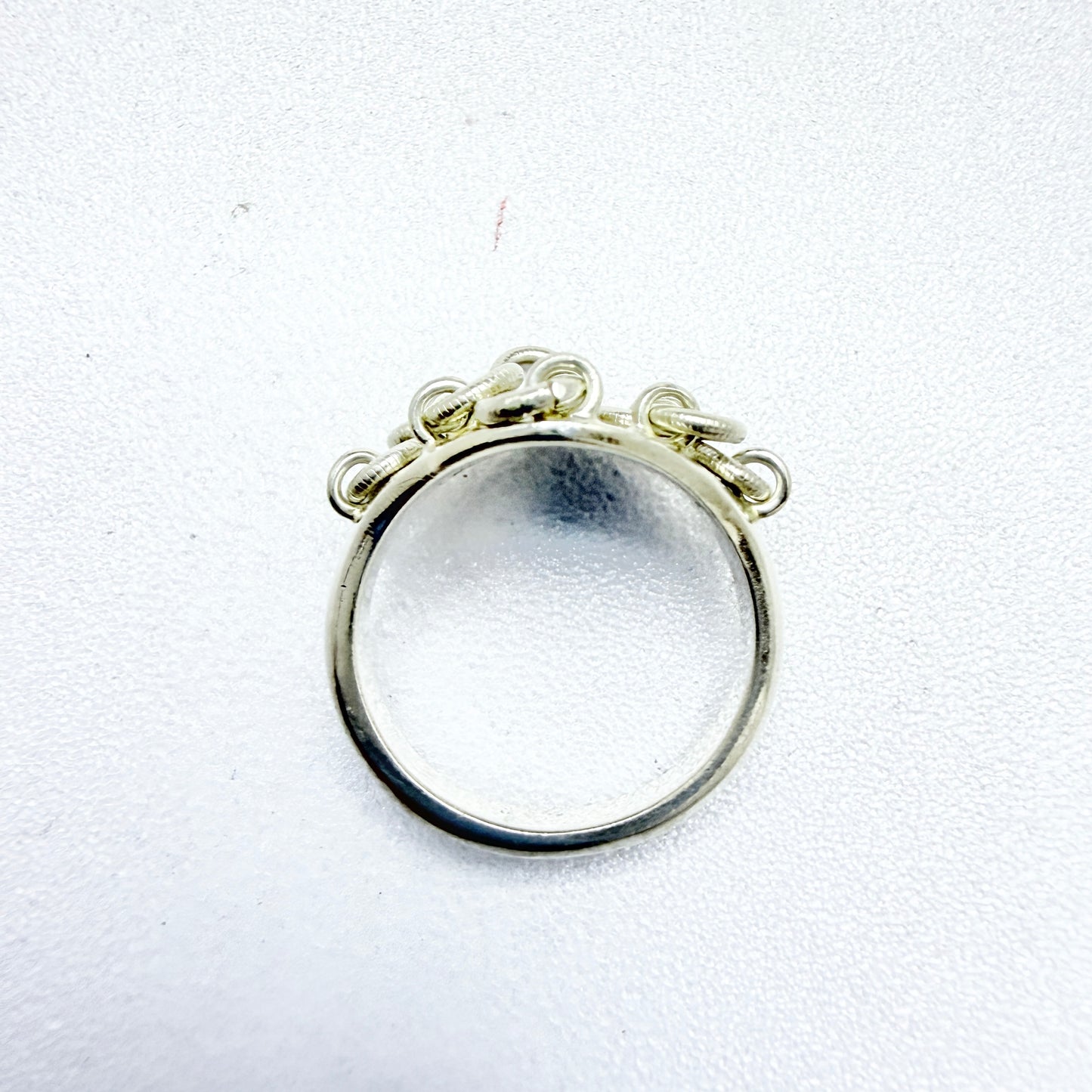 Lagerström, Sweden year 1970. Vintage Solid Silver Sami / Laplander Ring.