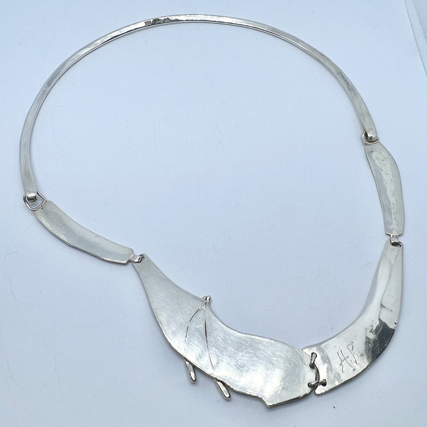 Sweden 1996. Vintage  Sterling Silver Necklace. Signed.