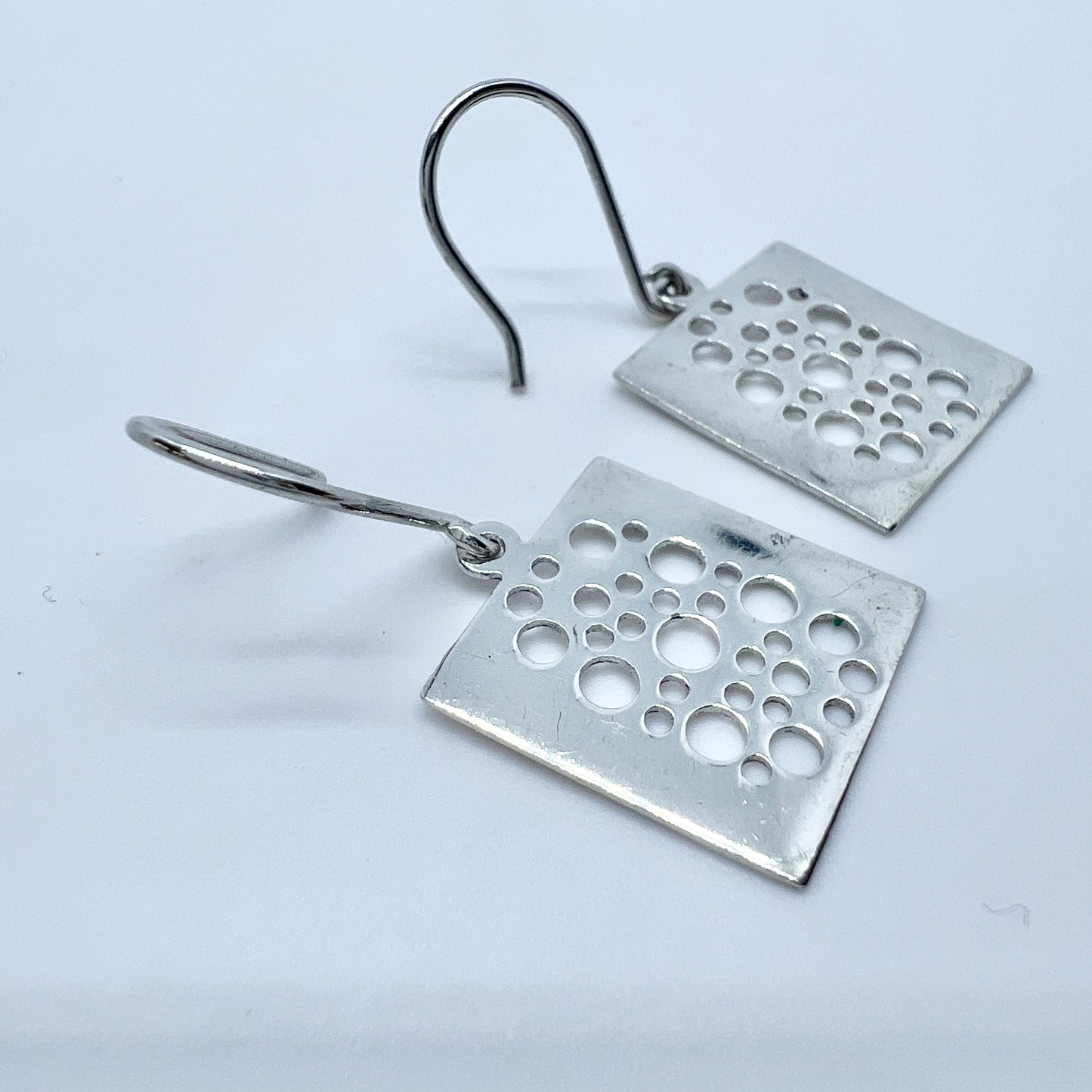 Kultakeskus, Finland. Design Liisa Vitali, Vintage Sterling Silver Earrings