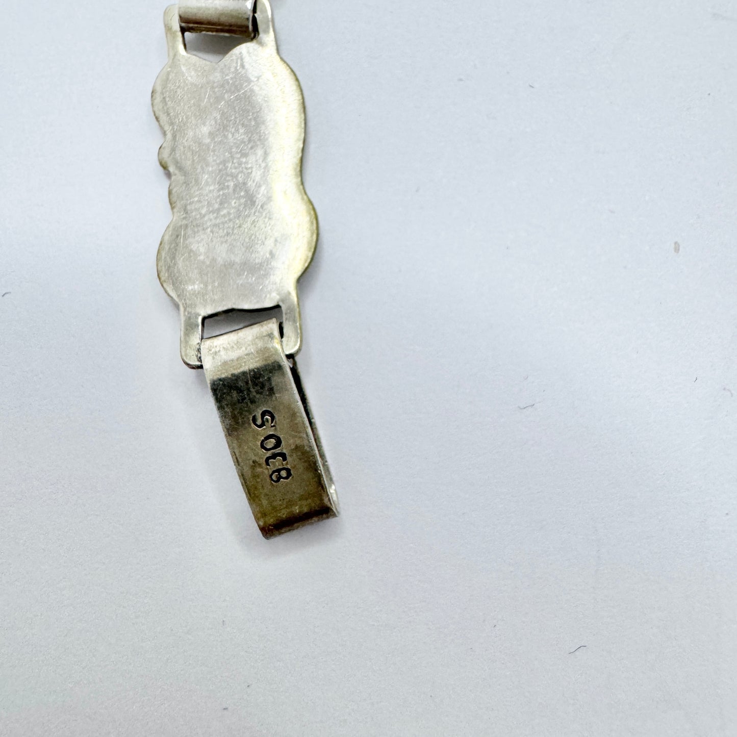 Denmark 1940-50s. Solid Silver Bracelet.