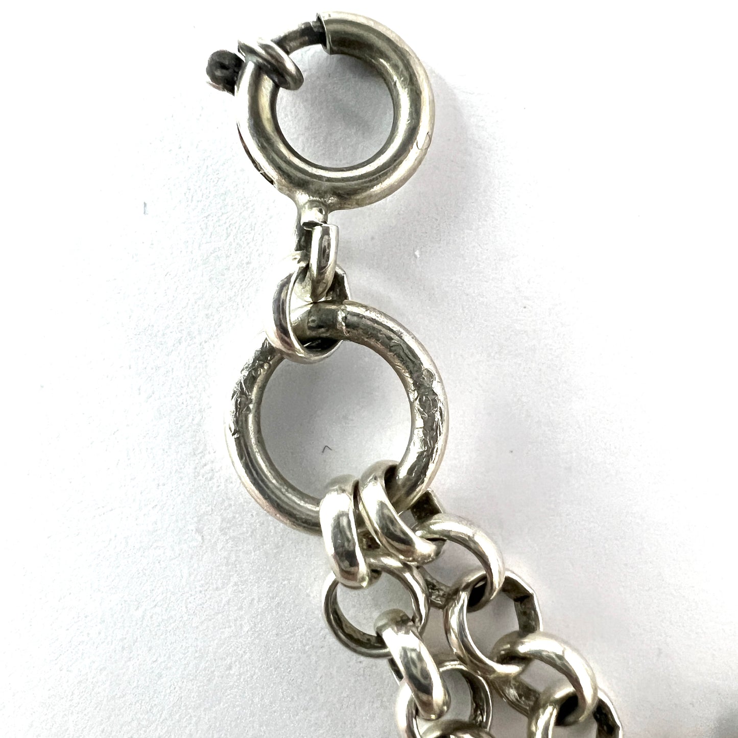 Kalevala Koru, Finland. Vintage Sterling Silver Charm Bracelet.