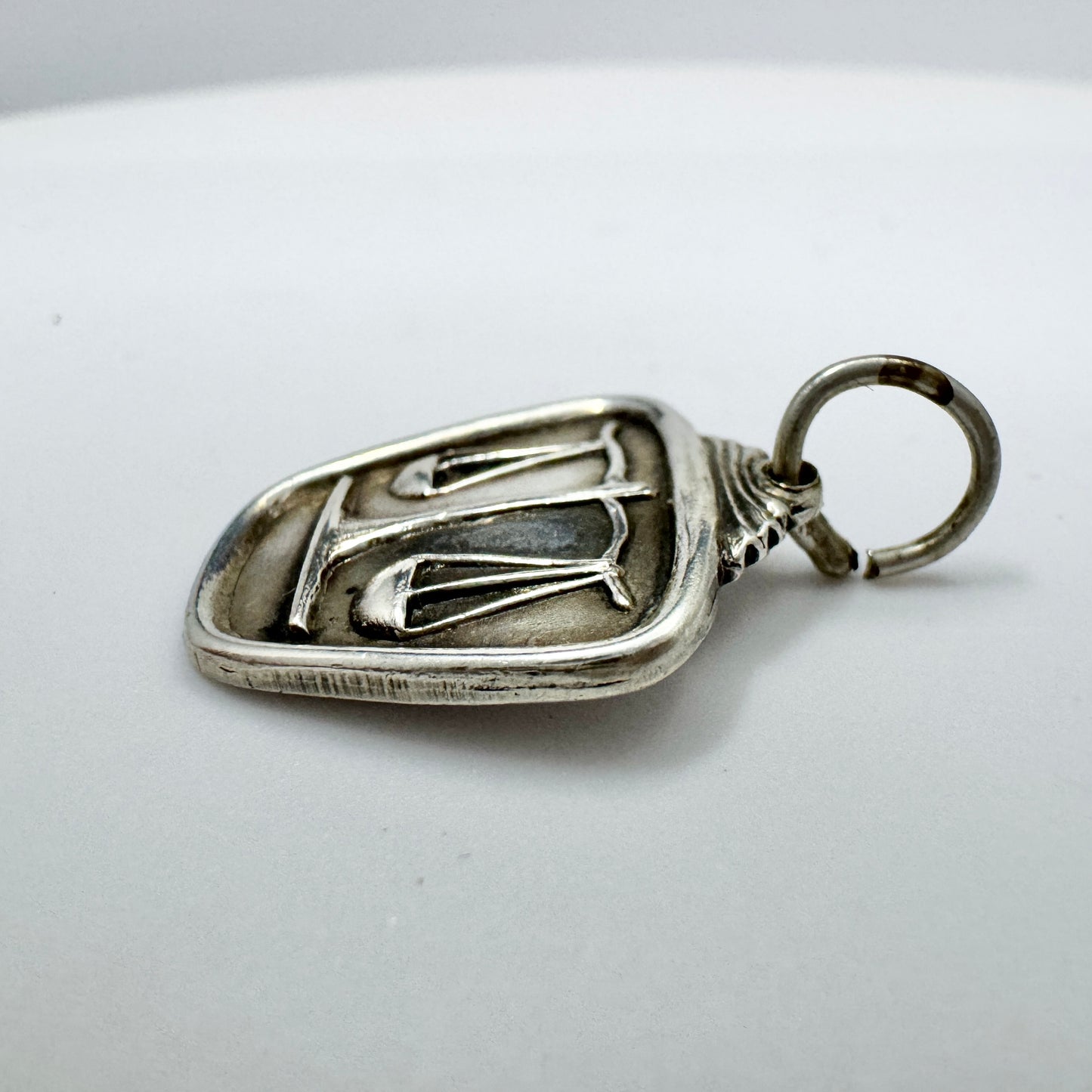 Alton, Sweden 1959. Vintage Sterling Silver Zodiac Libra Charm Pendant.