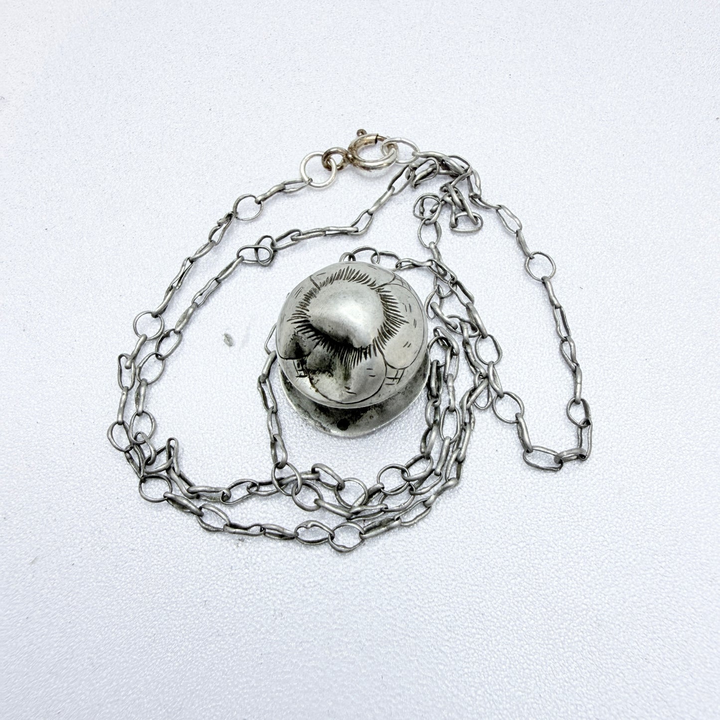 Antique early-mid 1800s Chain Necklace. Pls read description.