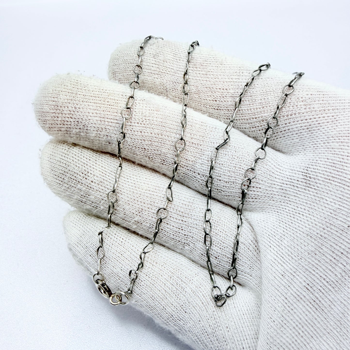 Antique early-mid 1800s Chain Necklace. Pls read description.