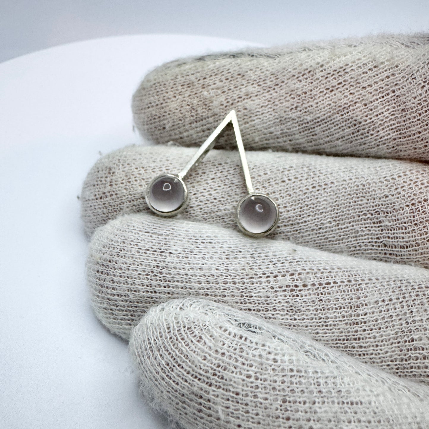 Martti Viikinniemi, Finland. Vintage Solid Silver Moonstone Pendant.