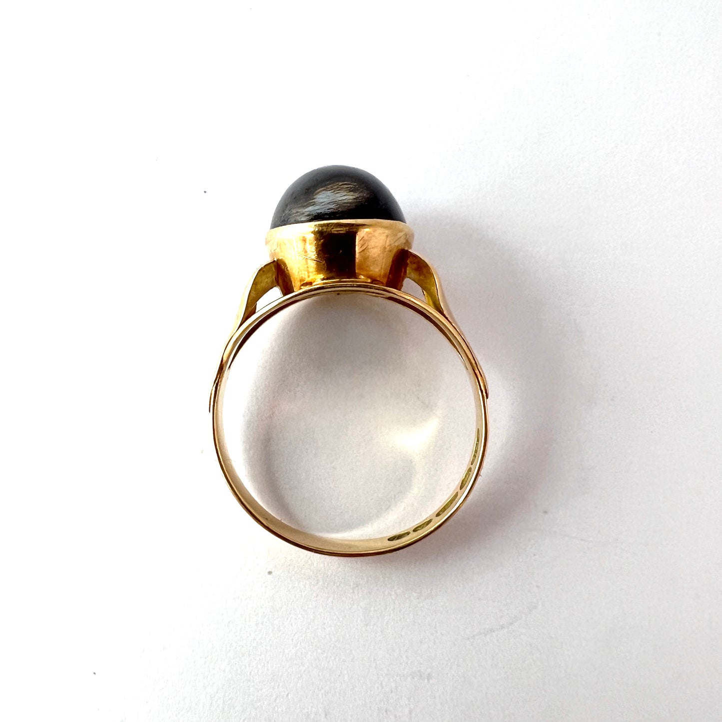 Osmo Nummila, Finland 1959. Vintage 14k Gold Synthetic Spinel Ring