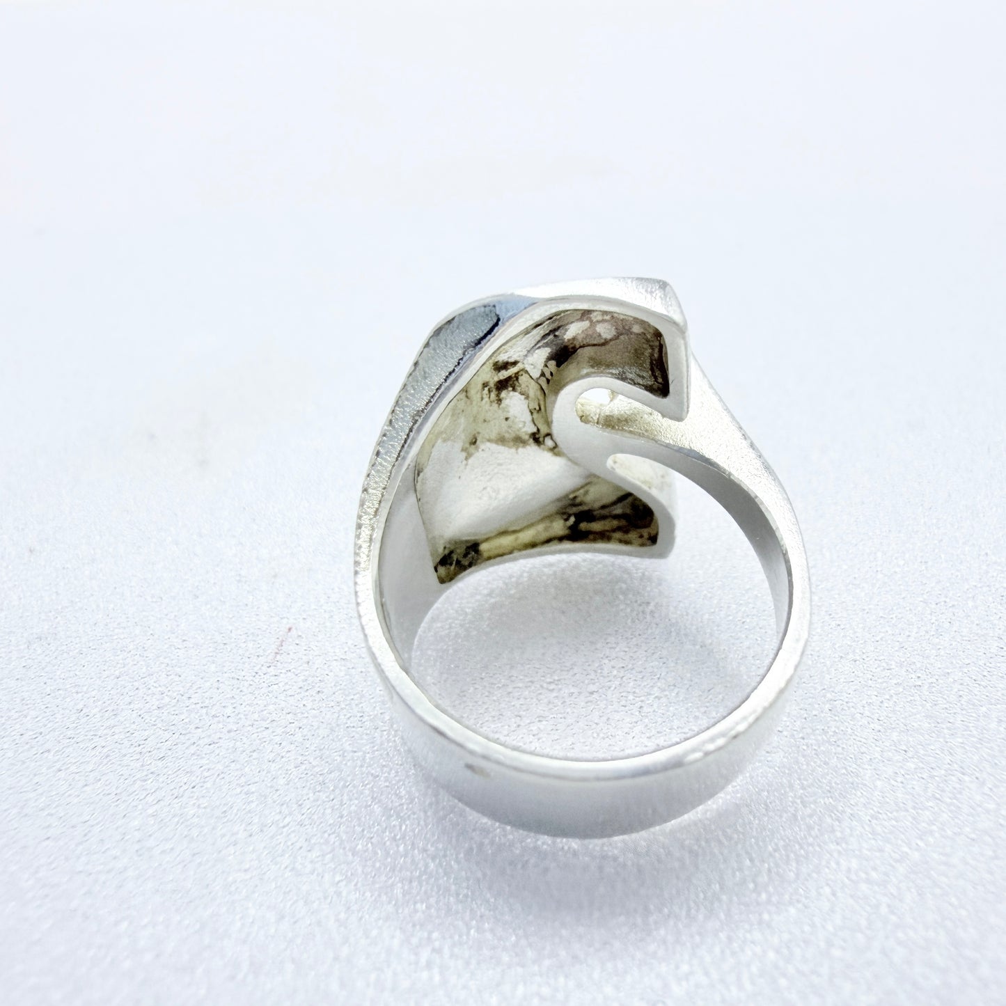 Björn Weckström for Lapponia, Finland 1980. Vintage Sterling Silver Ring.