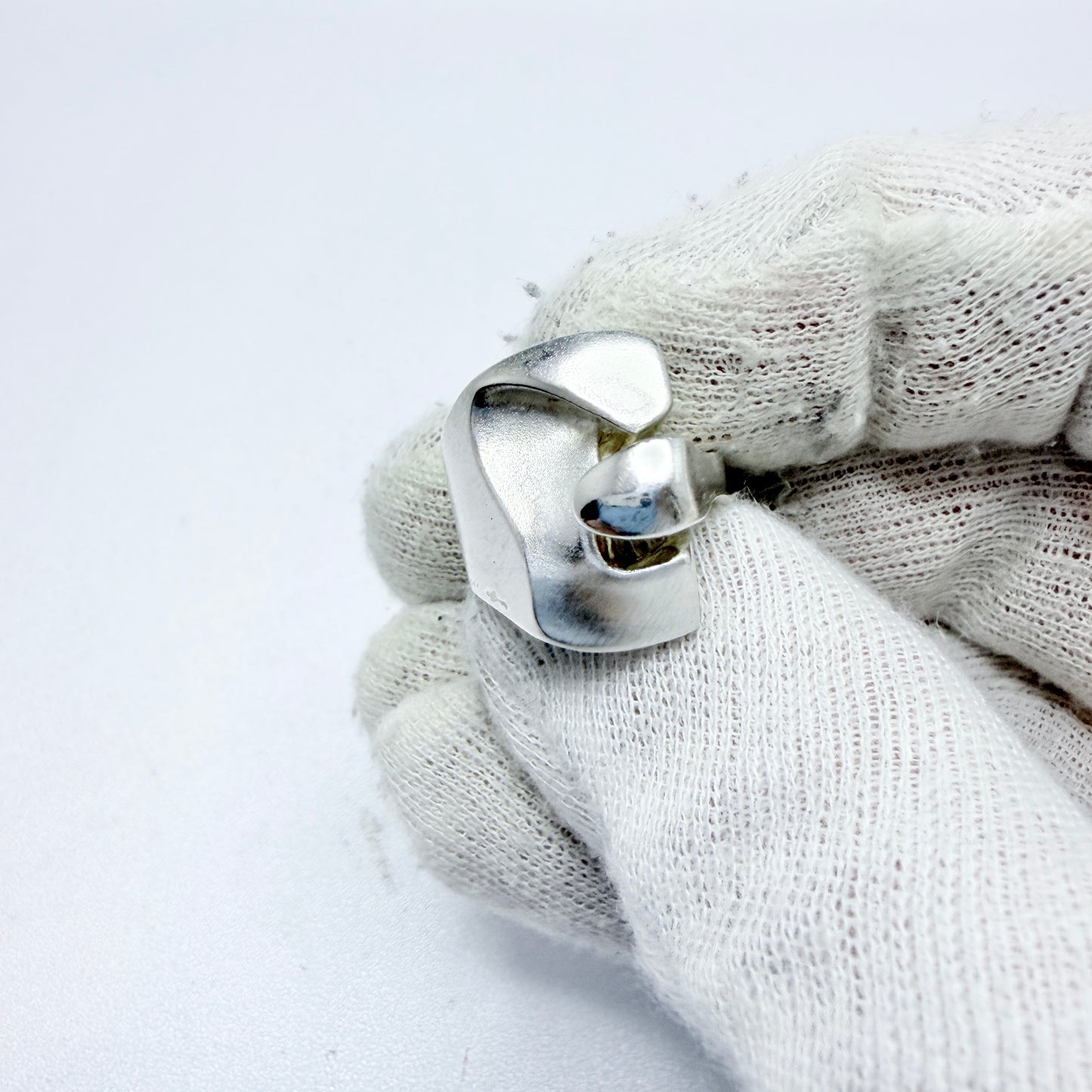 Björn Weckström for Lapponia, Finland 1980. Vintage Sterling Silver Ring.