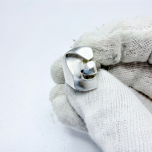 Björn Weckström for Lapponia, Finland 1980. Vintage Sterling Silver Ring.