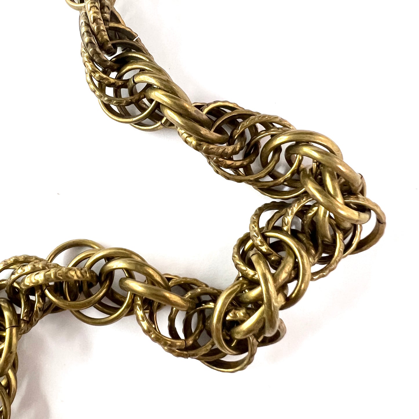 Kalevala Koru, Finland. Vintage Chunky Bronze Necklace.