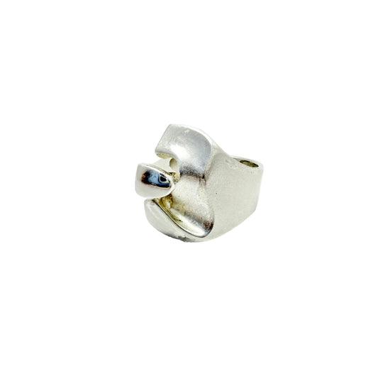 Björn Weckström for Lapponia, Finland 1980. Vintage Sterling Silver Ring.