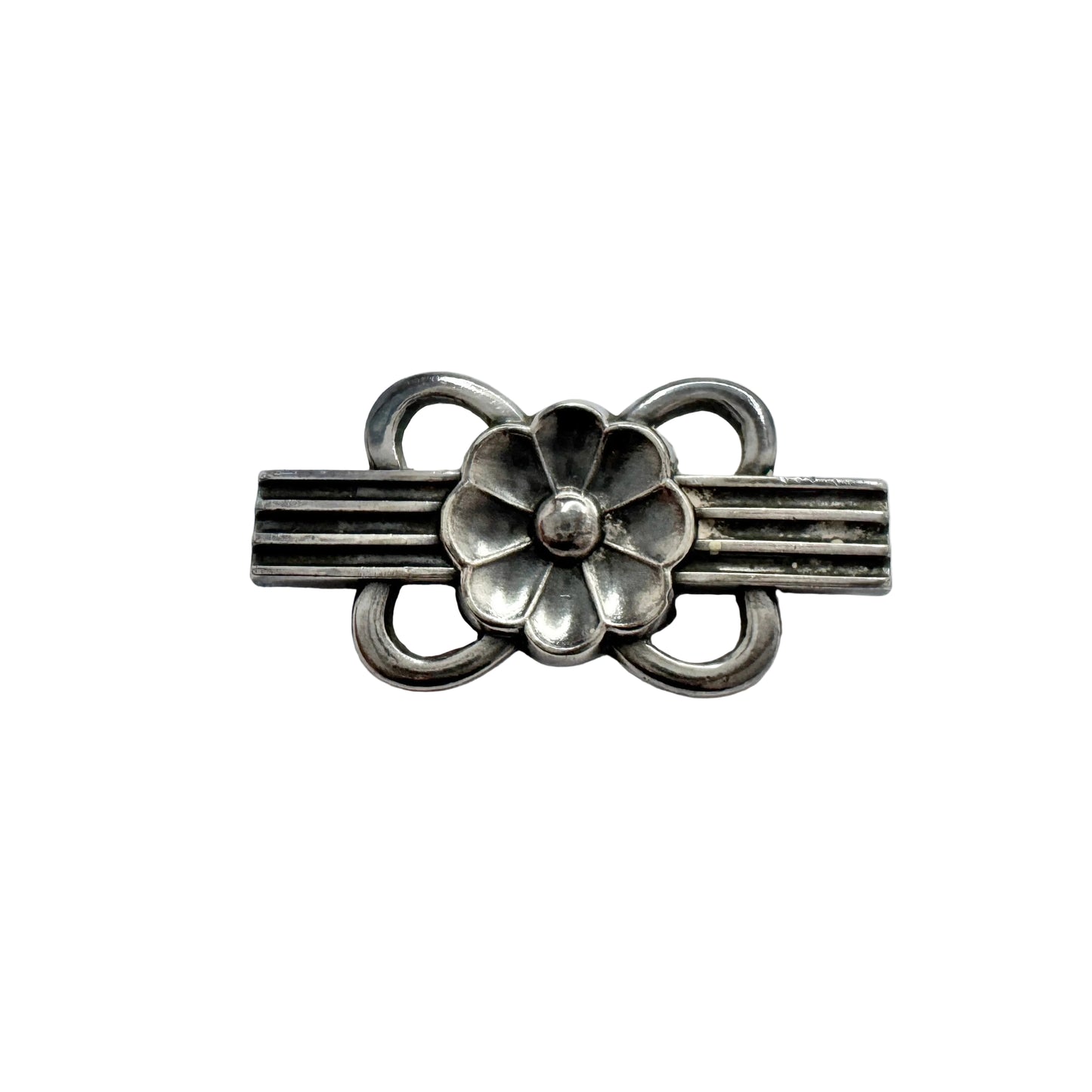 Carl M Cohr, Denmark 1930s. Vintage Solid Silver Brooch.