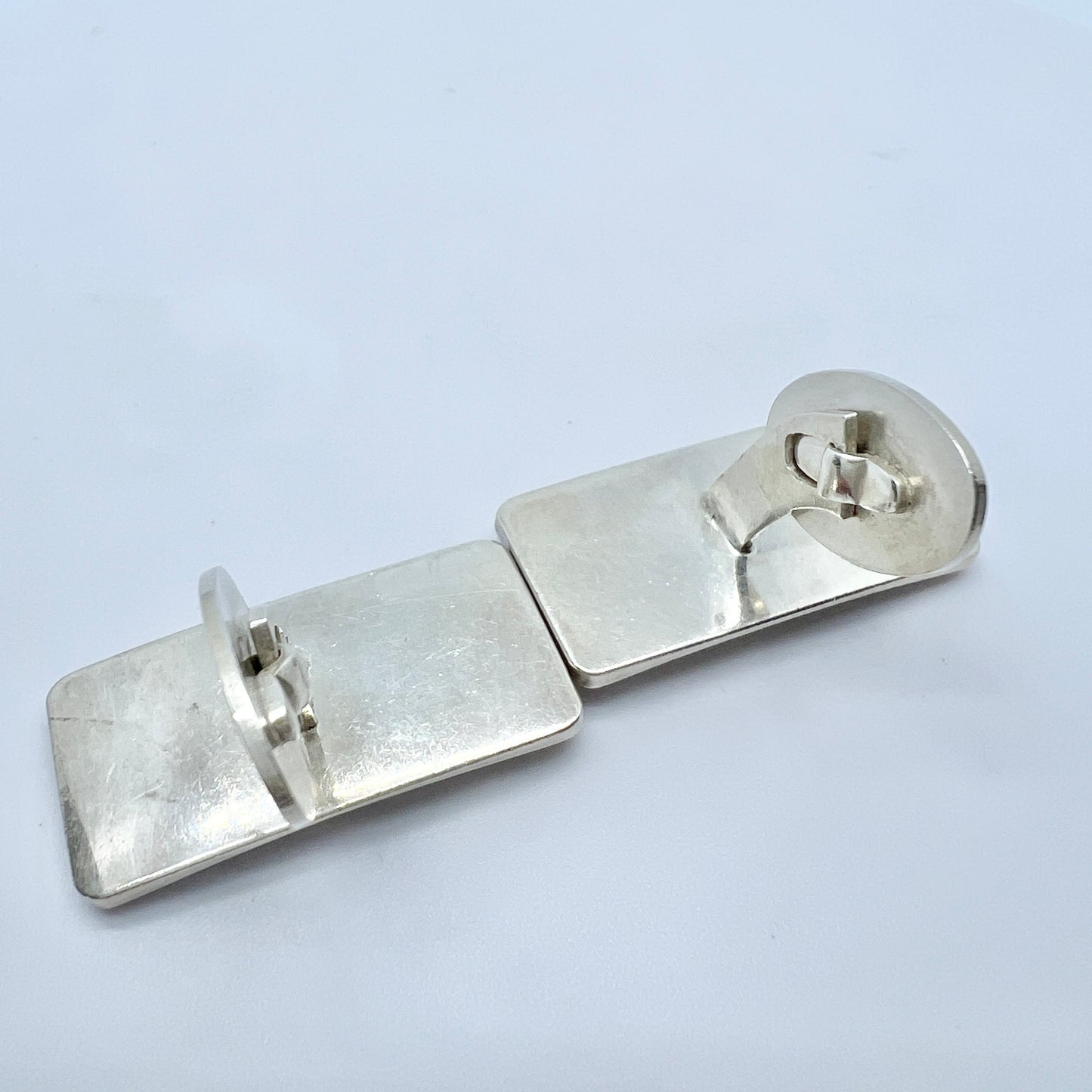 Claes E Giertta, Sweden 1967. Large Pair of Vintage Sterling Silver Cufflinks.