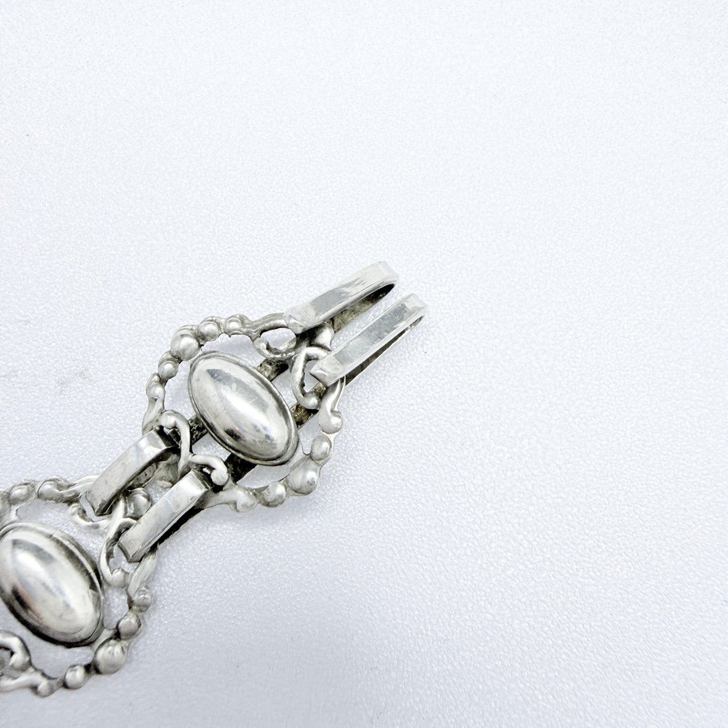 Malmö, Sweden year 1950. Vintage Solid Silver Bracelet.