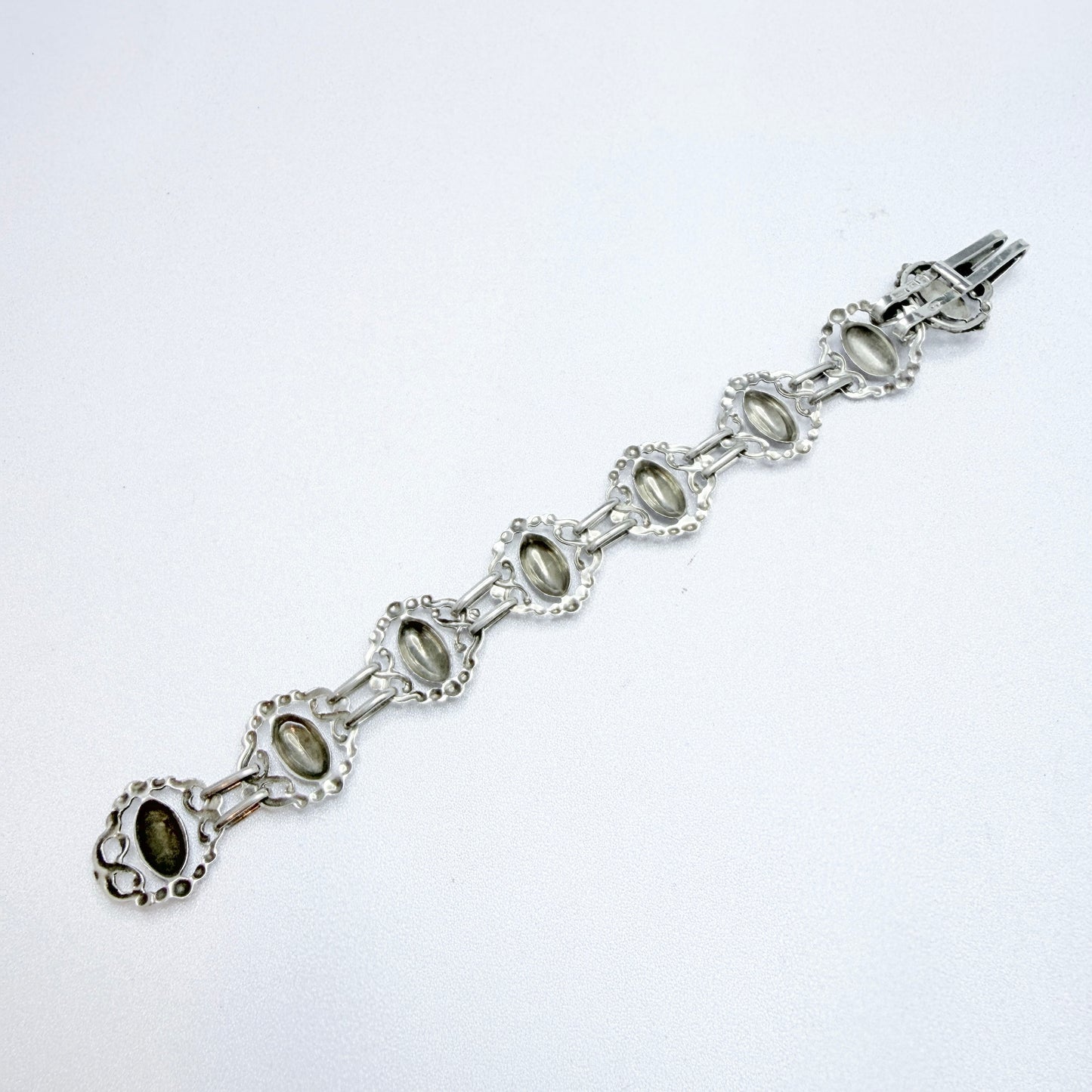 Malmö, Sweden year 1950. Vintage Solid Silver Bracelet.