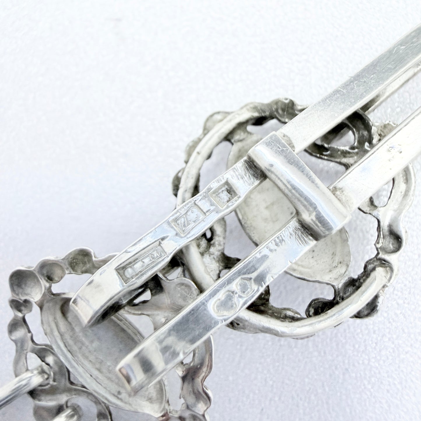 Malmö, Sweden year 1950. Vintage Solid Silver Bracelet.