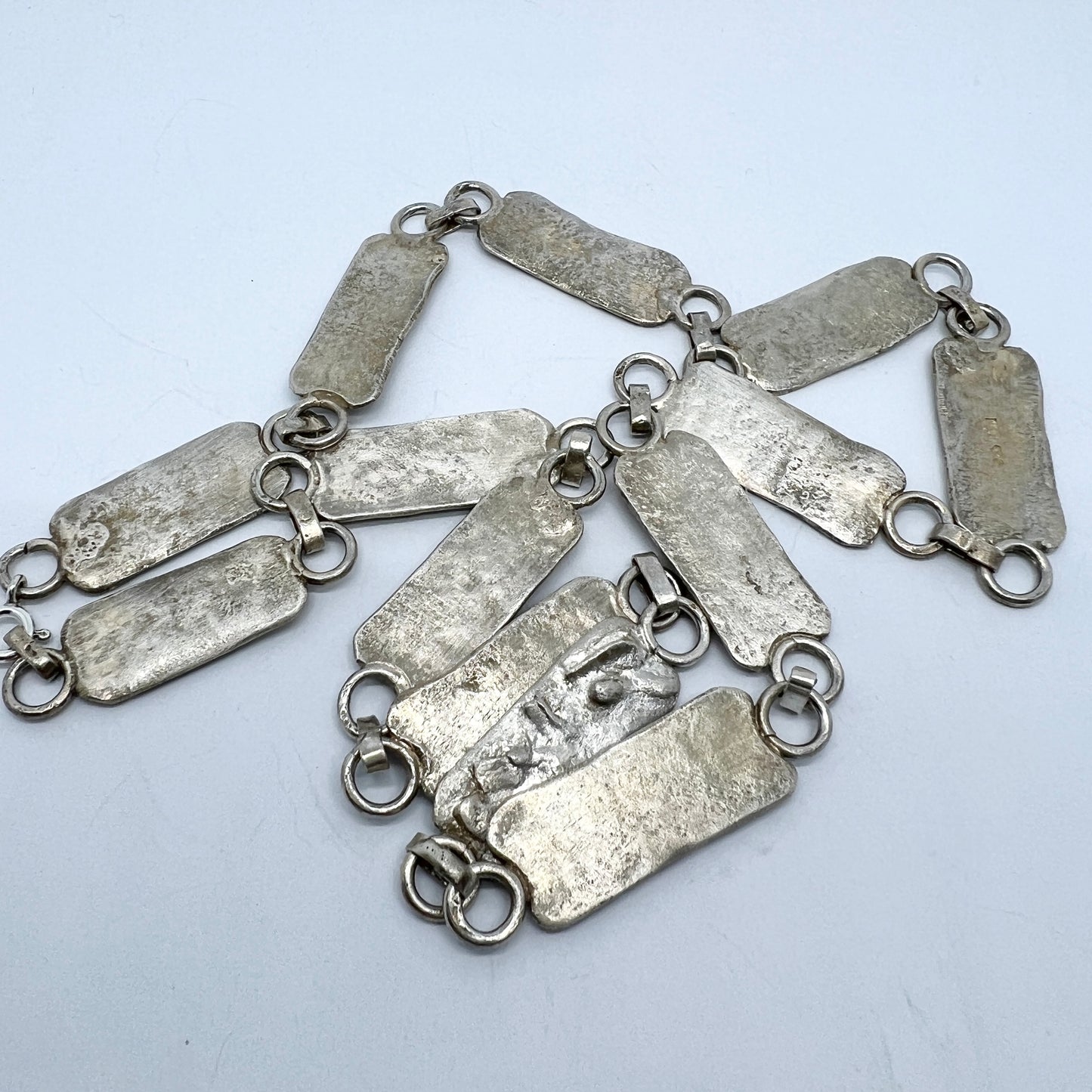 Sweden 1970-80s. Chunky Sterling Silver Necklace