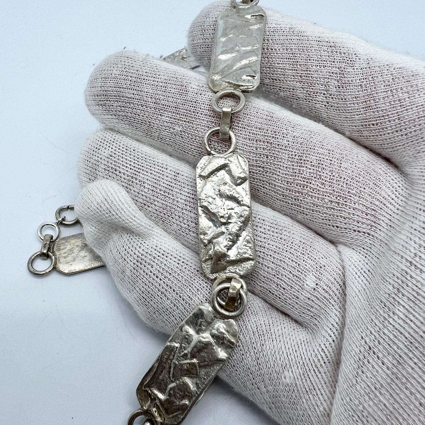 Sweden 1970-80s. Chunky Sterling Silver Necklace