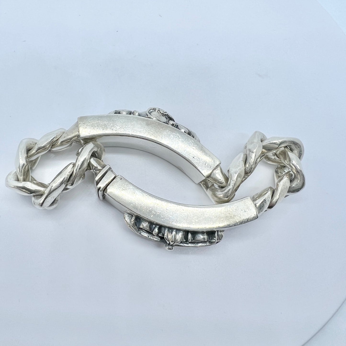 Massive Vintage Sterling Silver Bracelet. 5oz / 143gram