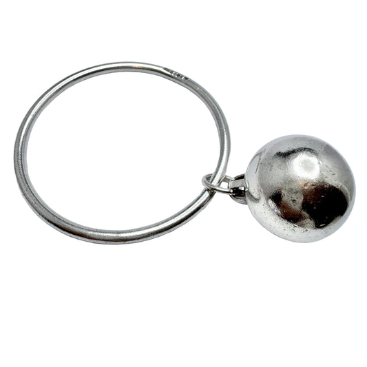 Ceson, Sweden 1966. Chunky Vintage Sterling Silver Ball Charm Bracelet.