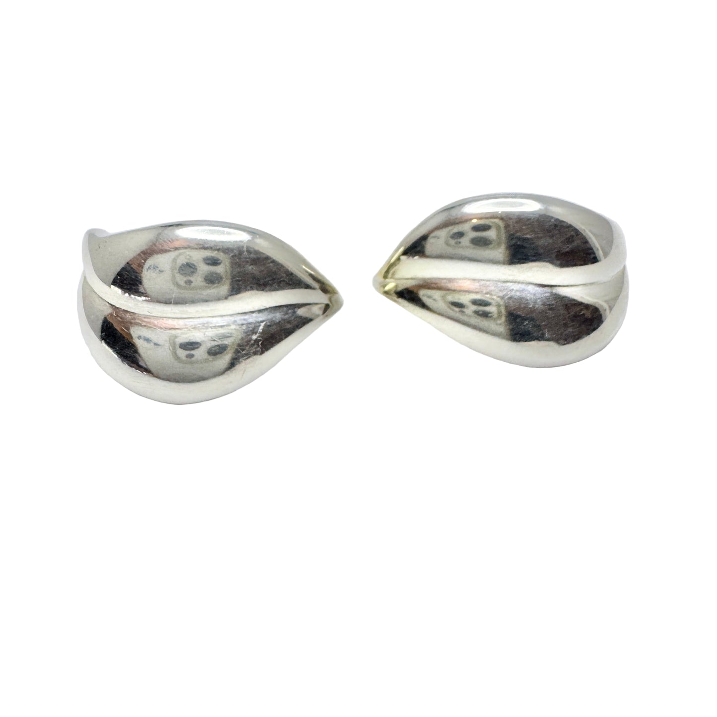 Franz Scheuerle, Germany ca 1980s. Vintage Sterling Silver Earrings.