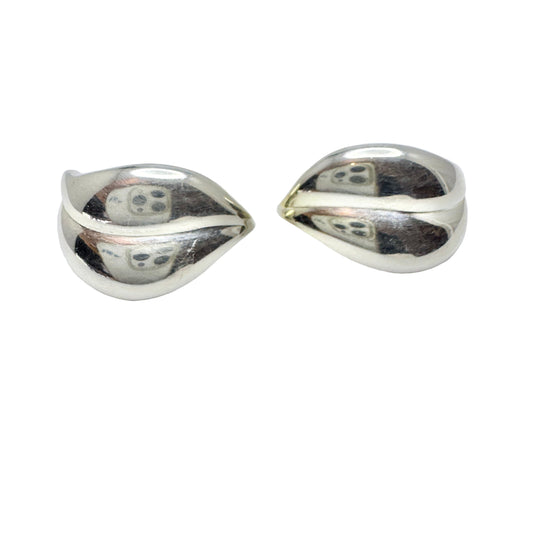 Franz Scheuerle, Germany ca 1980s. Vintage Sterling Silver Earrings.
