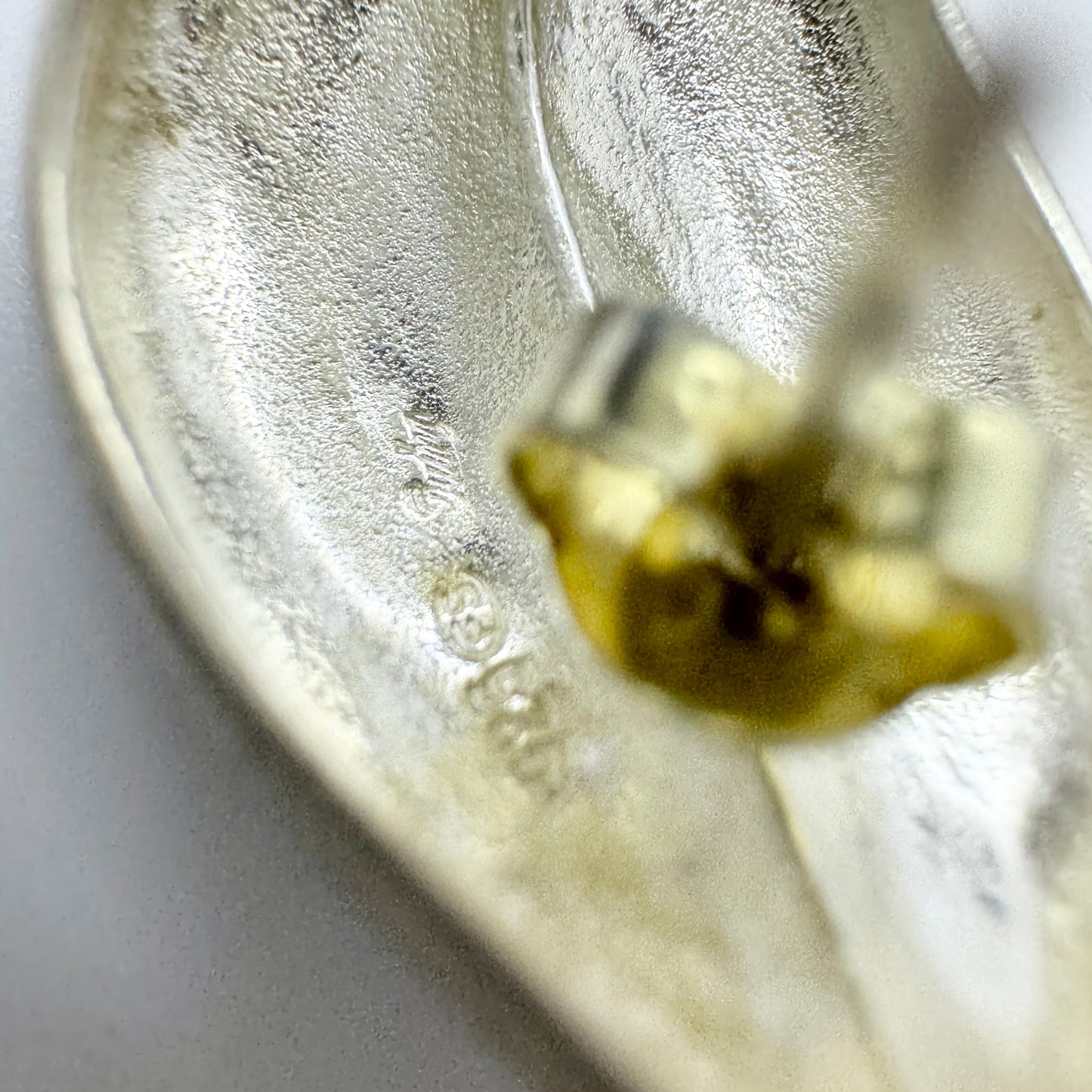 Franz Scheuerle, Germany ca 1980s. Vintage Sterling Silver Earrings.