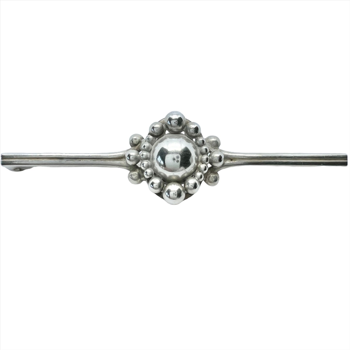 Henry Roland, Denmark. Vintage Solid Silver Brooch Pin.