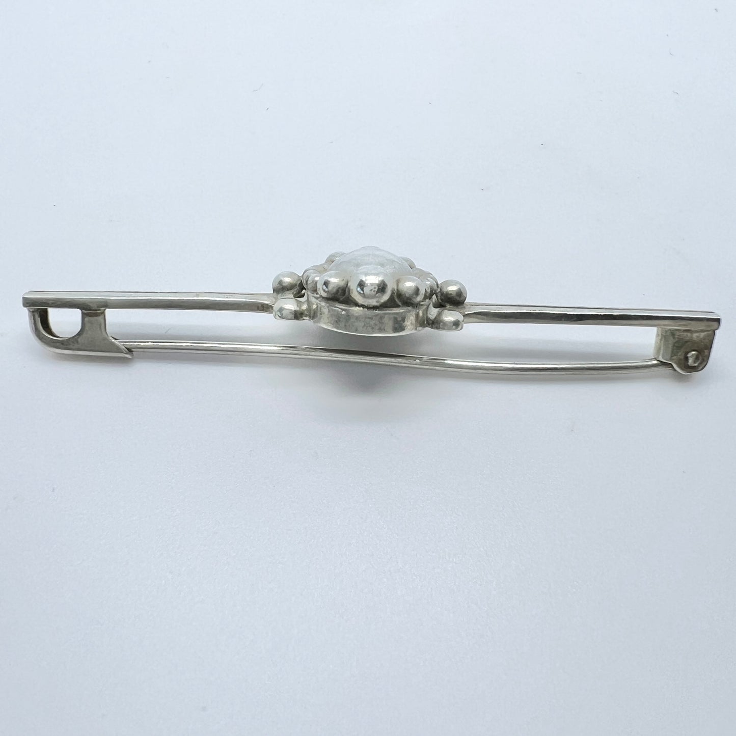 Henry Roland, Denmark. Vintage Solid Silver Brooch Pin.