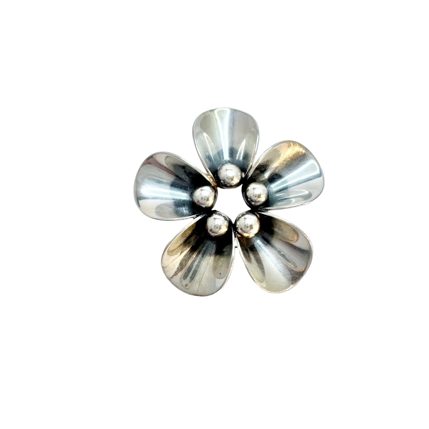 Niels Erik From, Denmark 1950s. Vintage Sterling Silver Brooch.
