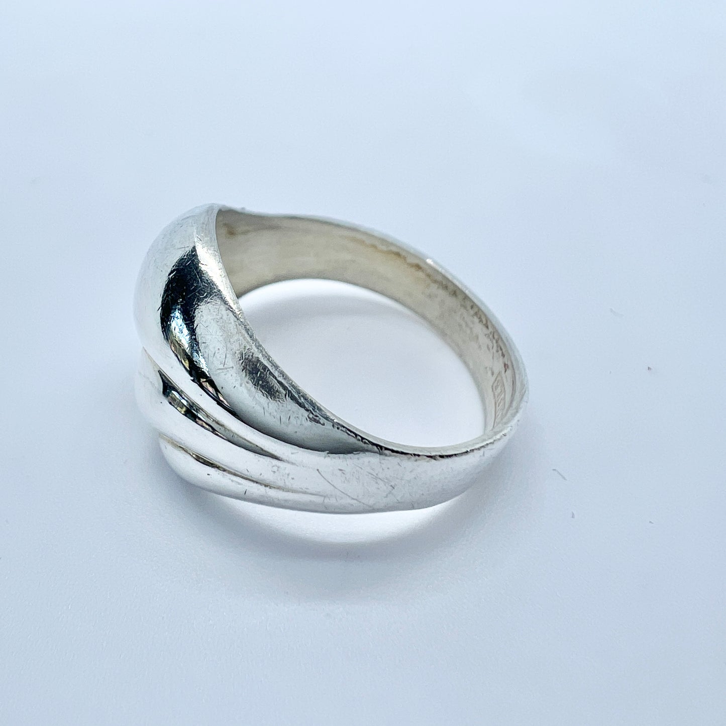 Pertti Peuri for Finnfeelings Finland 1988. Vintage Sterling Silver Ring. Signed