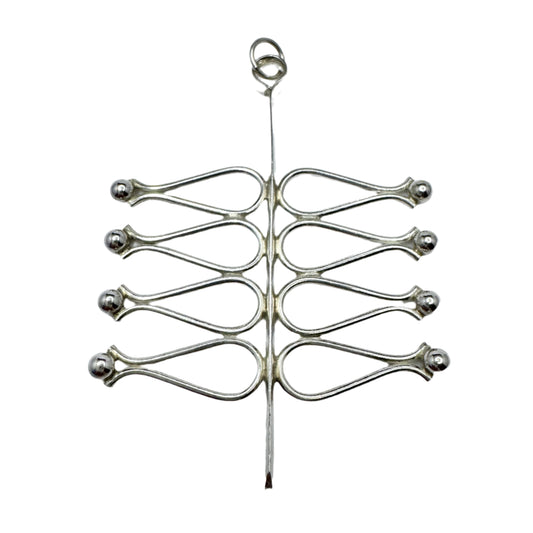 Sweden 1970s. Vintage Solid Silver Pendant.