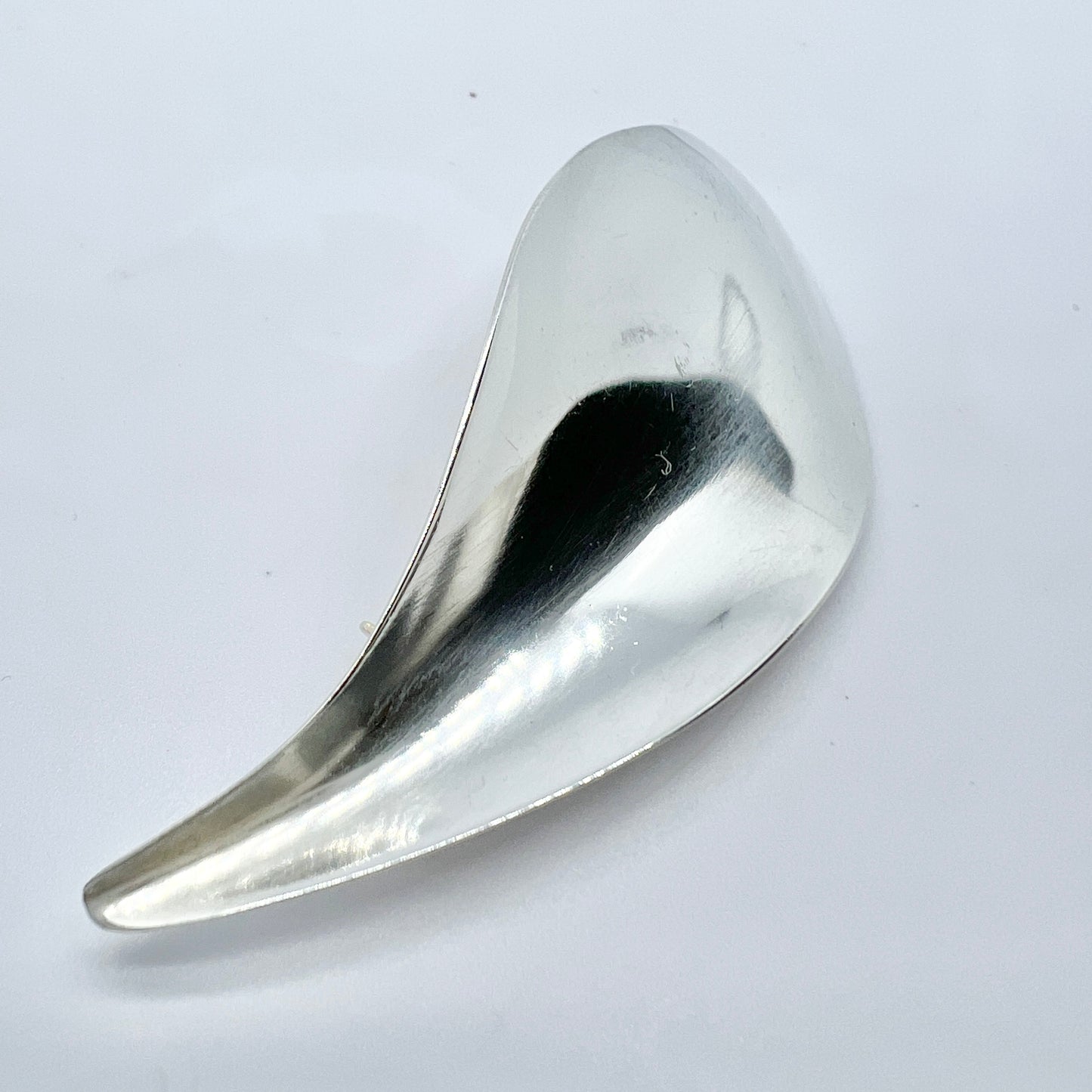 Aarre & Krogh, Denmark 1960s Vintage Sterling Silver Brooch.